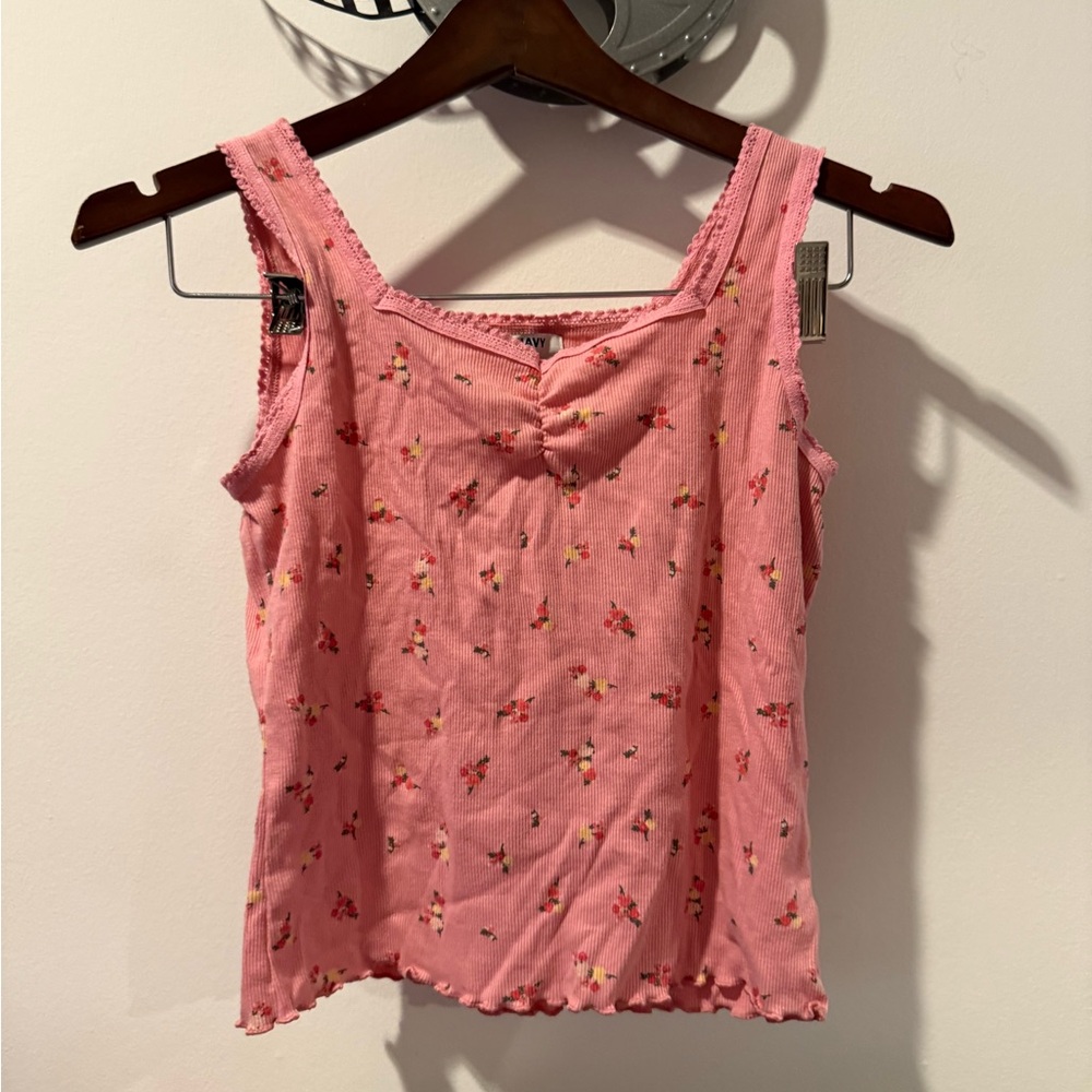 Old Navy Pink Floral Camisole